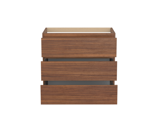 Balmani Lucida staand wastafelonderkast 90 x 55 cm Amerikaanse notelaar 3 lades