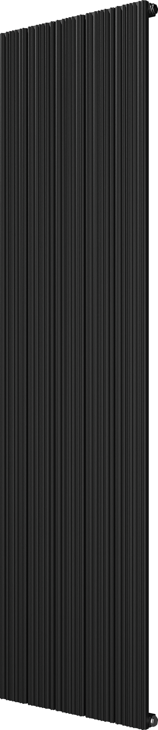 Vipera Mares Handtuchheizkörper: 47 x 180 cm, Zentralheizung, Schwarz matt, Seiten- & Mittelanschluss, 1315W