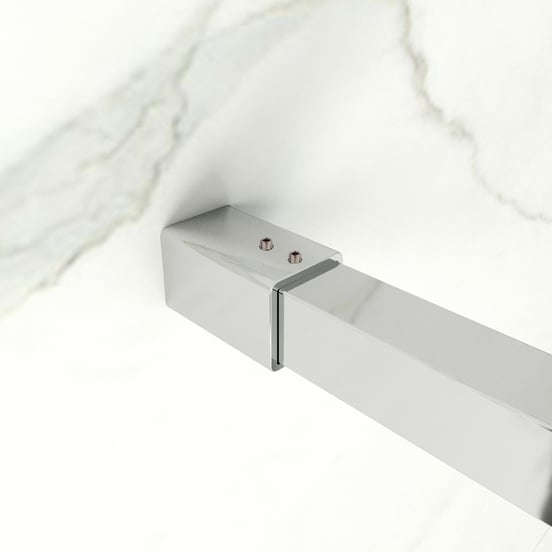 Balmani Modular inloopdouche 160 x 200 cm helder glas glanzend chroom profiel