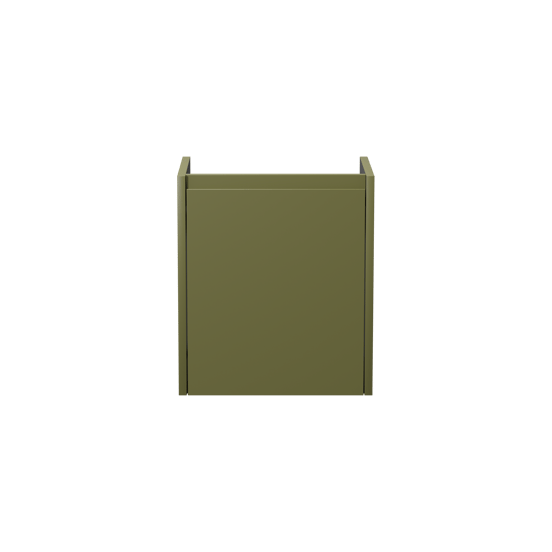 Storke Seda meuble sous-vasque suspendu 45 x 35 cm vert olive porte