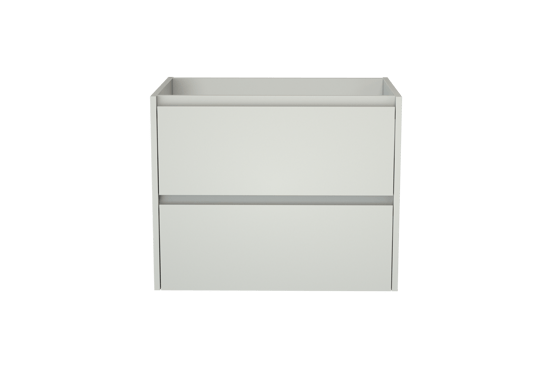 Storke Seda zwevend wastafelonderkast 75 x 52 cm mat wit 2 lades