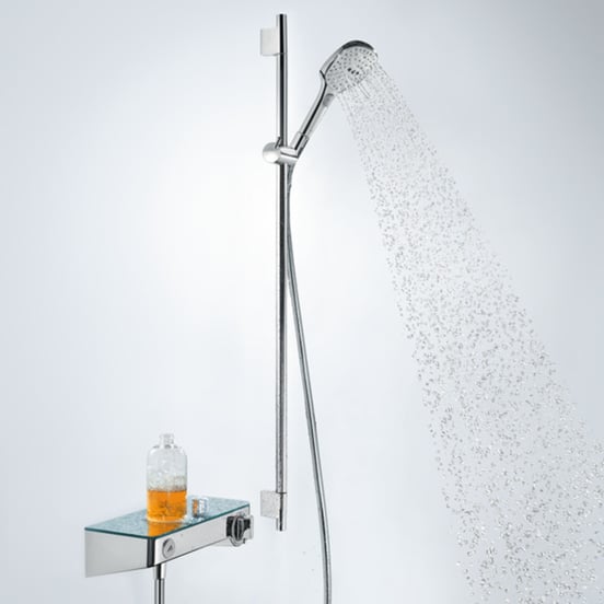 Hansgrohe Raindance Select E 120 Brauseset: 101 cm, 3 Strahlarten, Chrom glänzend