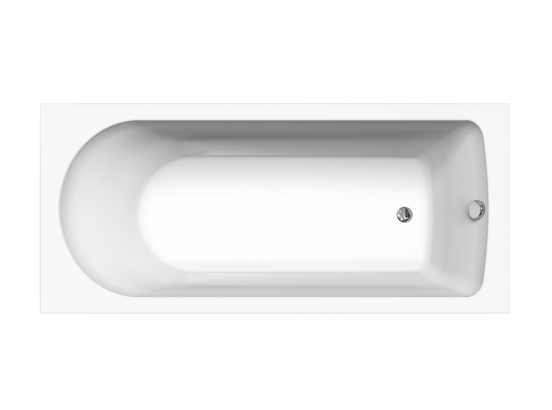 Luca Varess Snello baignoire encastrable mono 180 x 80 cm acrylique blanc mat