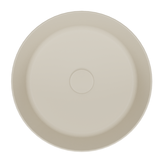 Storke Cona waskom mat sand top solid rond Ø 36 cm