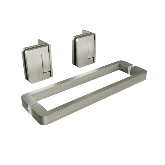 Balmani Modular douchedeur scharnieren en greep brushed coolmetal