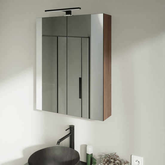 Luca Varess Cubico LED verlichting 30 cm zwart, 6000K