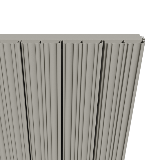 Vipera Mares sèche-serviettes simple 47 x 180 cm chauffage central soie grise raccordement latéral et central 1315W