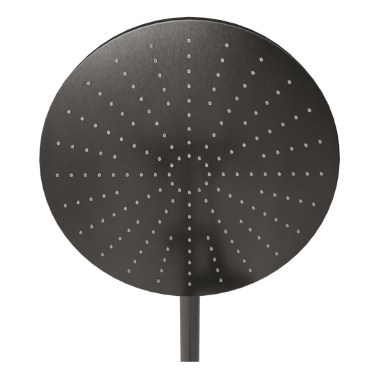 Blaufoss Nola 300 opbouw regendoucheset thermostatische kraan Brushed GunMetal