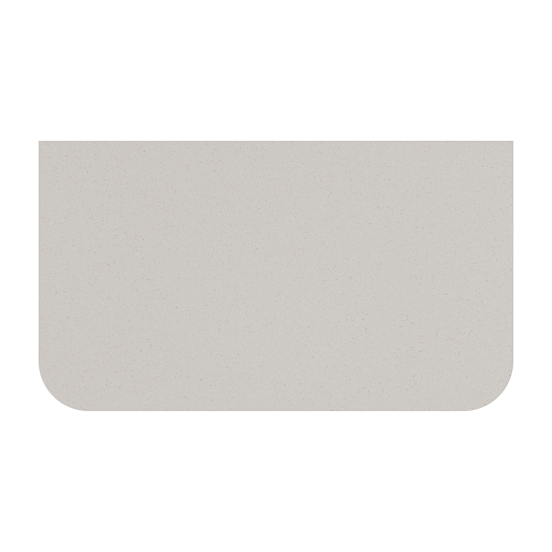 Storke Tavola Soft enkel wastafelblad beige granita solid surface 80 x 46 cm