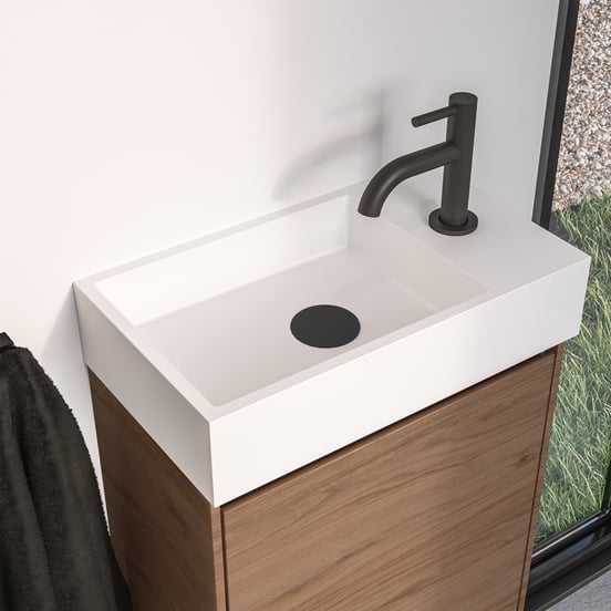 Blaufoss Multa fonteinkraan mat zwart