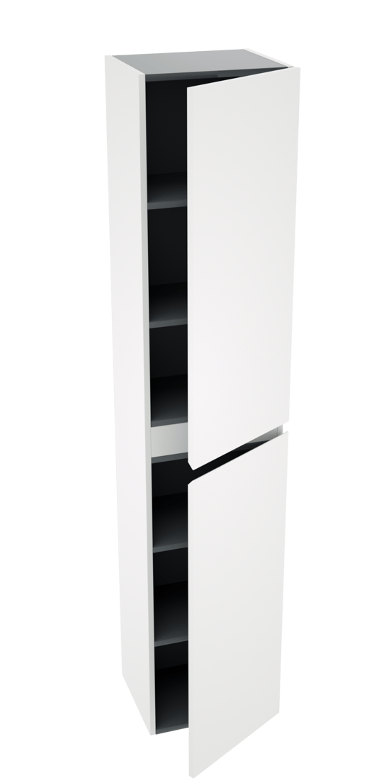 Linie Lado hängender Hochschrank weiß matt 35 x 30 x 170 cm
