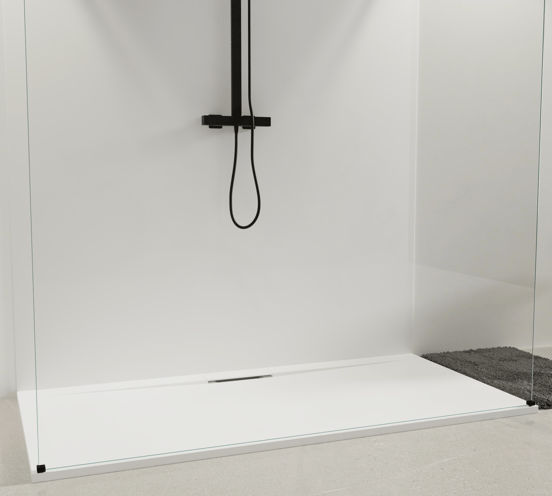 Balmani Dolce douchebak 180 x 90 cm Solid Surface mat wit