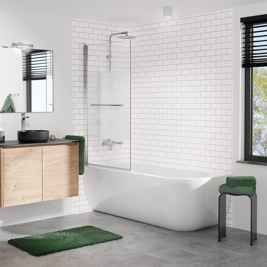 Blaufoss Olympic 250 regendouchekit chroom