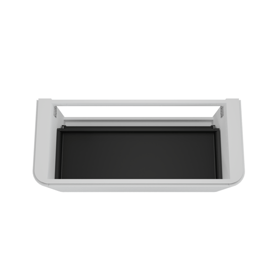 Balmani Moon zwevende wastafelonderkast 130 x 55 cm mat wit 2 lades vert. sym. Groef