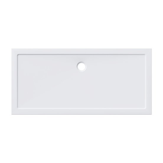 Luca Varess Soft receveur de douche 170 x 80 cm acrylique blanc mat