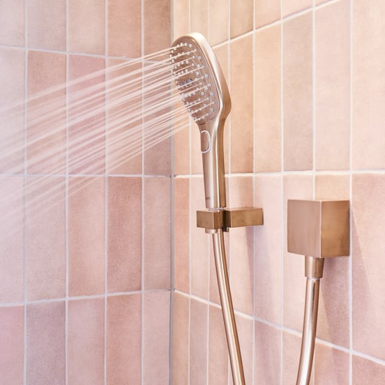 Hansgrohe Raindance Select E 120 handdouche 3 straalsoorten Brushed Bronze