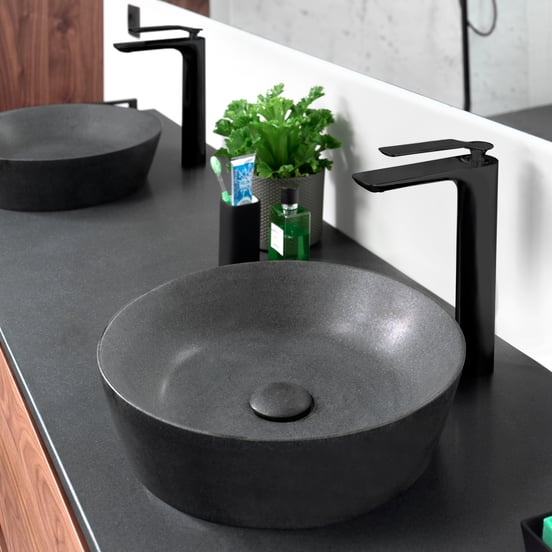 Balmani Click Curved crépine fermable granite