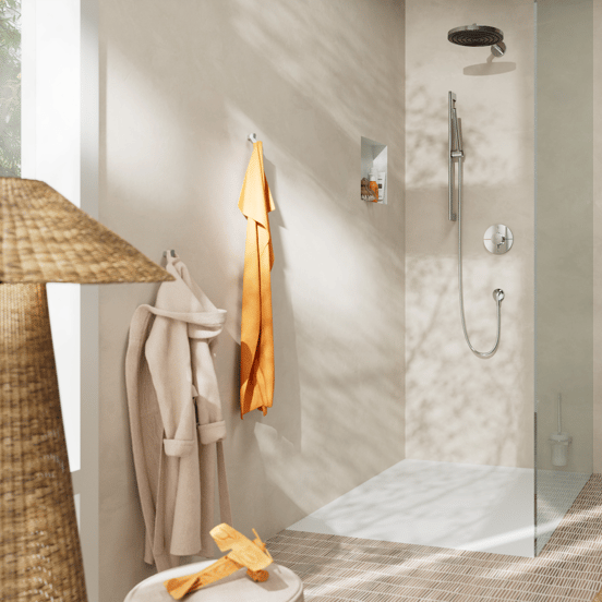 Hansgrohe Showerselect Comfort S Robinet de baignoire encastré 2 sorties chrome brillant