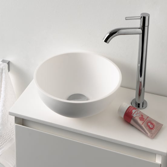 Blaufoss Multa verhoogde koudwaterkraan Brushed GunMetal