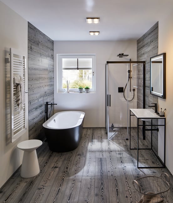 Hansgrohe Unica S Puro barre de douche noir mat