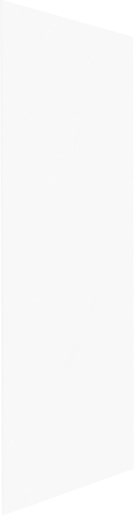 Balmani Piatto douchewandpaneel 90 x 260 cm Solid Surface mat wit