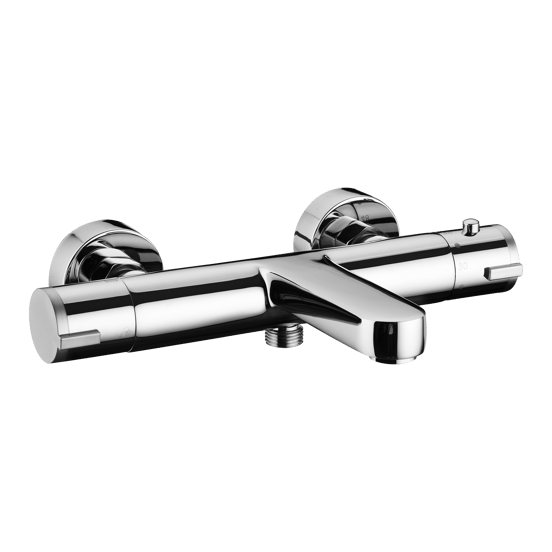 Linie Merlin Thermostat-Badewannenarmatur: Chrom glänzend