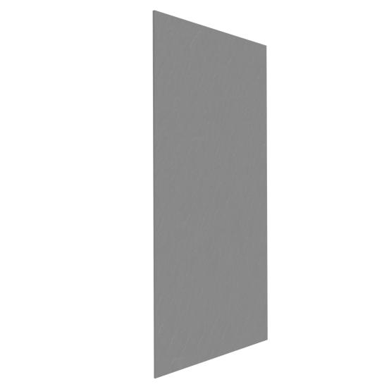 Balmani Zeno douchewandpaneel 120 x 260 cm composietmarmer donkergrijs leisteenstructuur