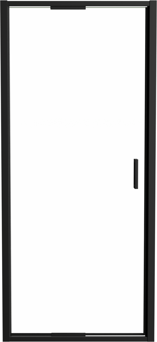 Luca Varess Vidor In douche draaideur 90 cm x 190 cm Helder glas mat zwart profiel