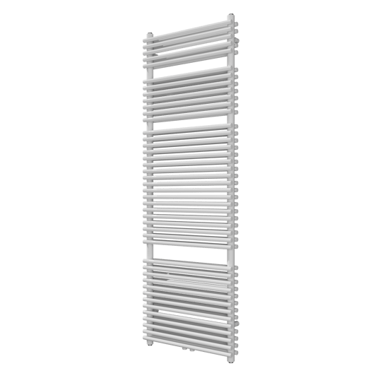 Vipera Alegria dubbele handdoekradiator 60 x 180 cm centrale verwarming Hoogglans Wit zij- en middenaansluiting 2010W
