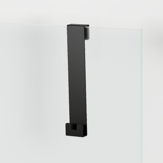 Blaufoss Gulio porte-savon à double crochet noir mat