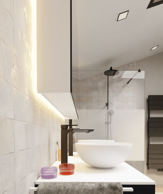 Luca Varess LED verlichting voor spiegelkast 120 x 75 cm