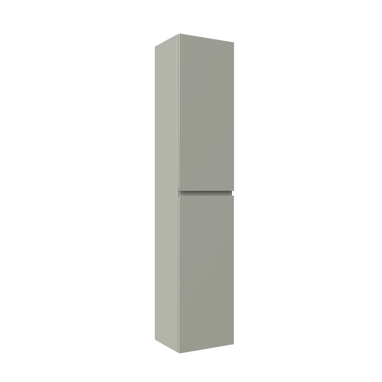 Linie Lado hängender Hochschrank Greige 35 x 30 x 170 cm