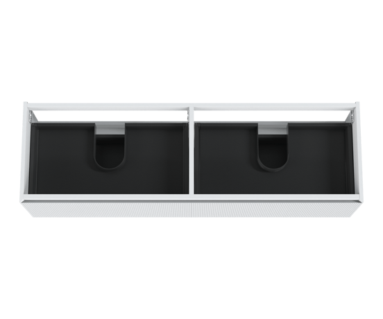 Balmani Fila meuble sous-vasque suspendu 180 x 55 cm blanc mat 4 tiroirs