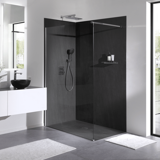 Blaufoss Smartbox Softline thermostatische inbouw douchekraan 2 functies glanzend chroom incl. inbouwelement