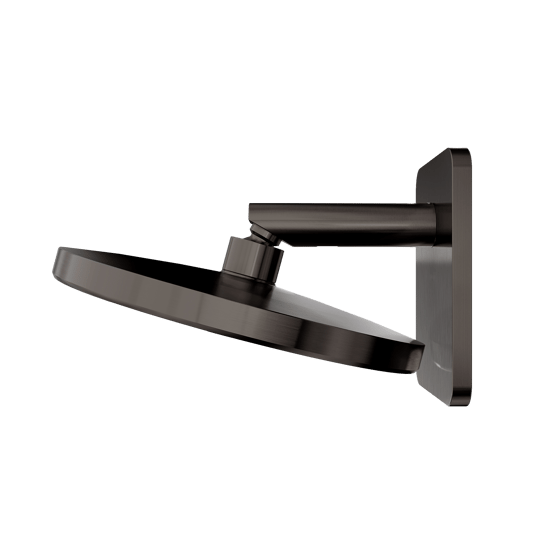 Blaufoss Smartbox Softline thermostat-armatur Unterputz Regendusche-System mit Kopfbrause Ø25cm brushed gunmetal