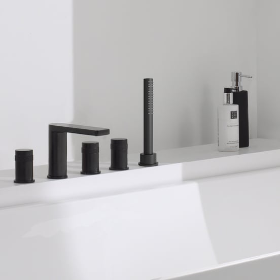 Blaufoss Sonic  5-gats badrandkraan mat zwart