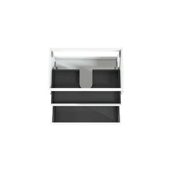 Balmani Idra zwevende wastafelonderkast 90 x 55 cm mat wit 2 lades