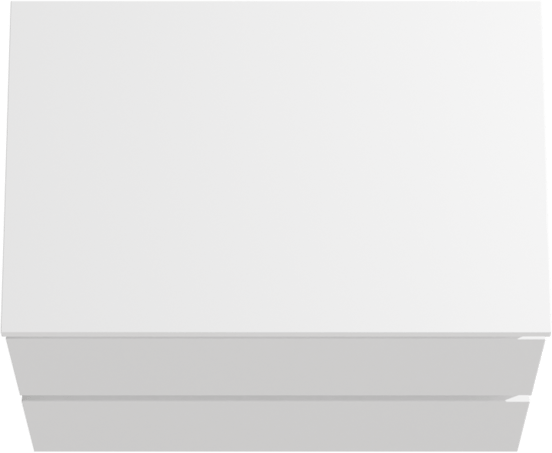 Linie Lado zwevend badmeubel 70 x 46 cm mat wit met Lado enkel wastafelblad in composietmarmer mat wit