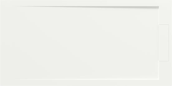 Balmani Andes receveur de douche 140 x 70 cm solid surface blanc mat