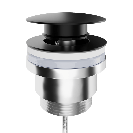 Blaufoss Bodan inbouw wastafelkraan mat zwart incl. inbouwelement