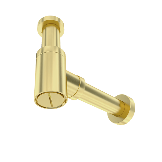 Santeg Styledrain MINI-X Ablauf für Handwaschbecken, Brushed Gold, 32 mm