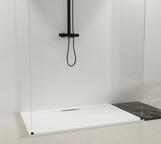 Balmani Dolce douchebak 140 x 90 cm Solid Surface mat wit