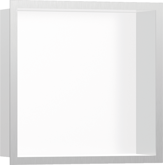 Hansgrohe XtraStoris Einbaunischen rvs look