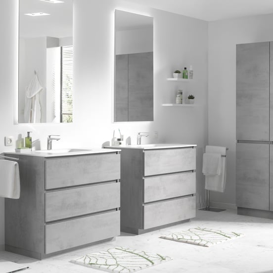 Balmani Giro rechthoekig badkamerspiegel 120 x 65 cm met spiegelverlichting