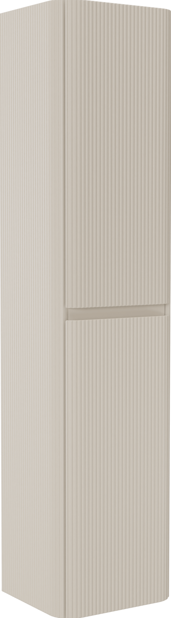 Storke Soft colonne salle de bains suspendu Sand mat 40 x 35 x 170 cm Nervure sym. vert.