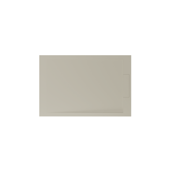 Balmani Andes douchebak 120 x 80 cm top solid zijdegrijs