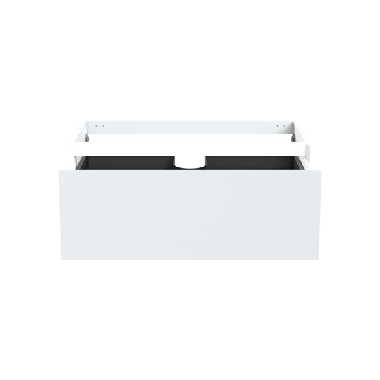 Balmani Idra zwevende wastafelonderkast 120 x 55 cm mat wit 2 lades