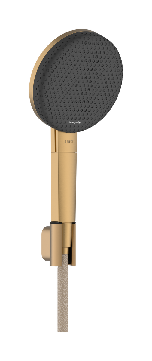 Hansgrohe Raindance Alive Select S 125 Handbrause-Set 3 Strahlfunktionen Brushed Bronze