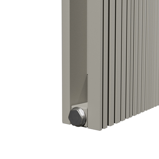 Vipera Mares dubbele handdoekradiator 37,5 x 180 cm centrale verwarming zijdegrijs zij- en middenaansluiting 1477W