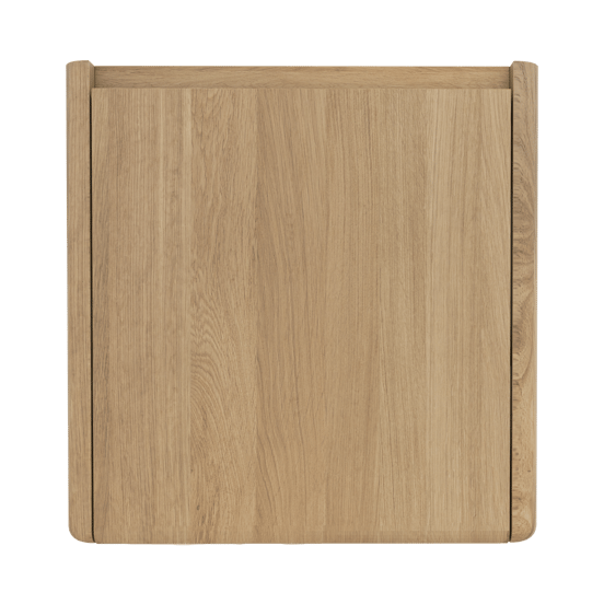 Balmani Fara meuble wc suspendu 45 x 22 cm chêne naturel avec Fara lavabo en Solid Surface mat